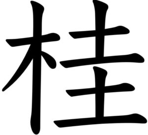 木へんに土２つを書いて「桂」